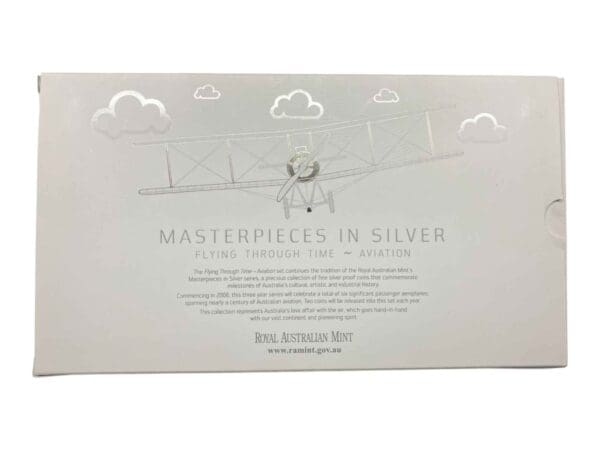 2008-2010 Flying Through Time Masterpieces in Silver 7oz Silver Proof Coin Set - Image 5