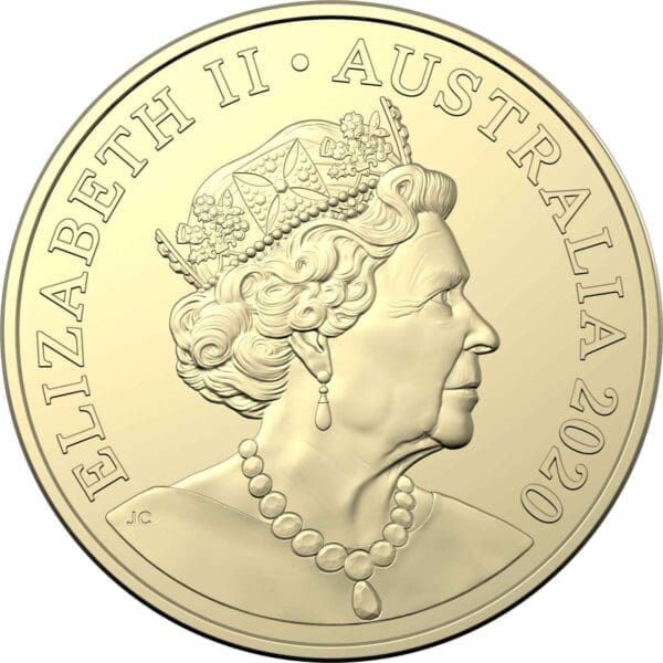 2020 $2 ICC Women's T20 World Cup Coloured UNC Coin - Image 2