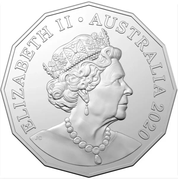 2020 50th Anniversary of the Indian Pacific 50 Cents Australian Coin - Image 3