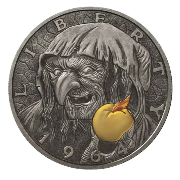 2022 The Witch Baba Yaga - Roman Booteen 2oz Silver Coin