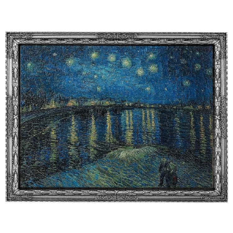 2022 Starry Night Over The Rhone Vincent Van Gogh 2oz Silver Coin