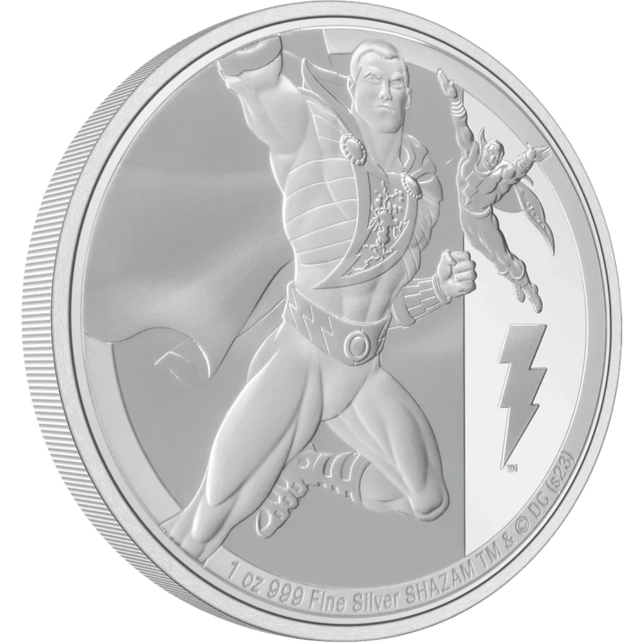 2023 $2 DC Classics Shazam 1oz Silver Coin