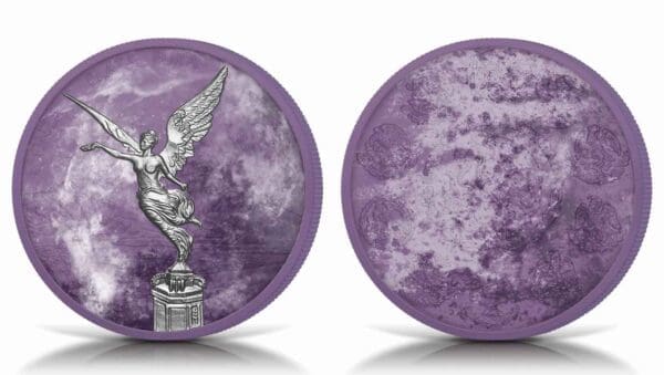 2024 Purple Marble Edition 1oz Silver Libertad Coloured Coin - Image 5