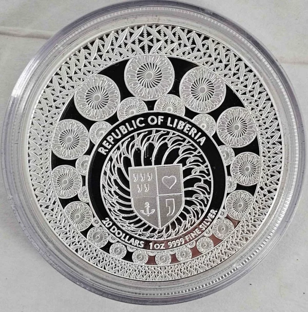 2024 $20 Horologium Florae 1oz Silver Proof Coin - Image 2