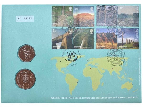 2005 World Heritage Sites Royal Australian Mint & Royal Mint PNC