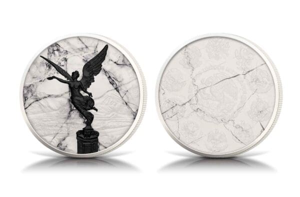 2024 White Marble Edition 1oz Silver Libertad Coloured Coin - Image 3