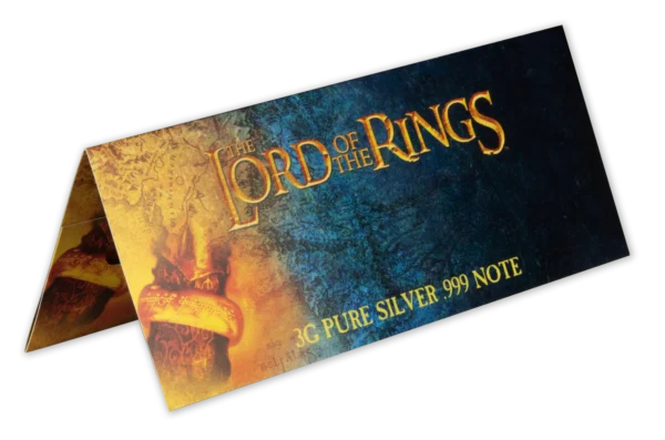 Lord of the Rings $1 3g Silver Note - Image 5