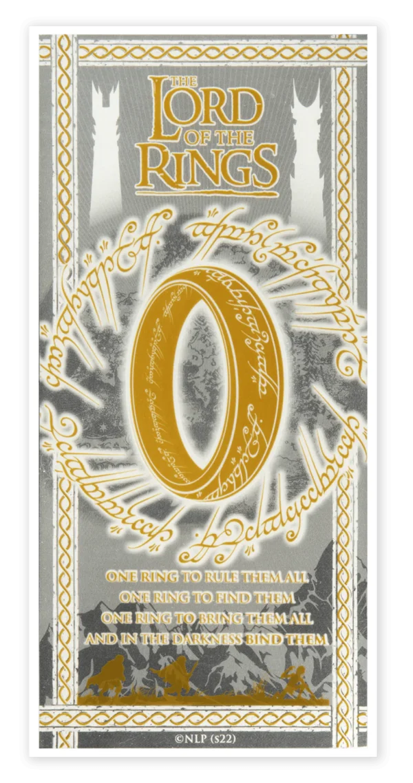 Lord of the Rings $1 3g Silver Note - Image 2