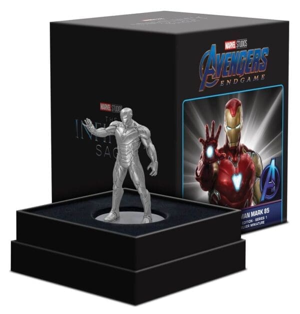 2023 Iron Man Marvel Series 1 160 Gram Silver 3D Miniature - Image 2