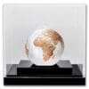 2023 $5 Bright Marble Gilded Spherical Earth 3oz Silver Coin - Image 3