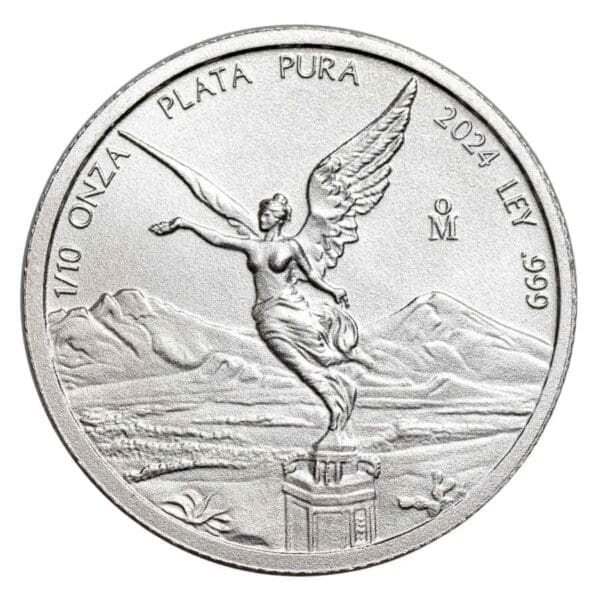 2024 Mexico 1/10oz Silver Libertad BU Coin