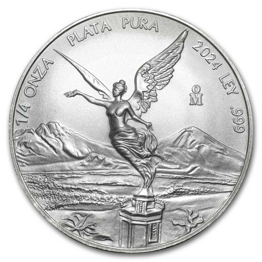 2024 Mexico 1/4oz Silver Libertad BU Coin