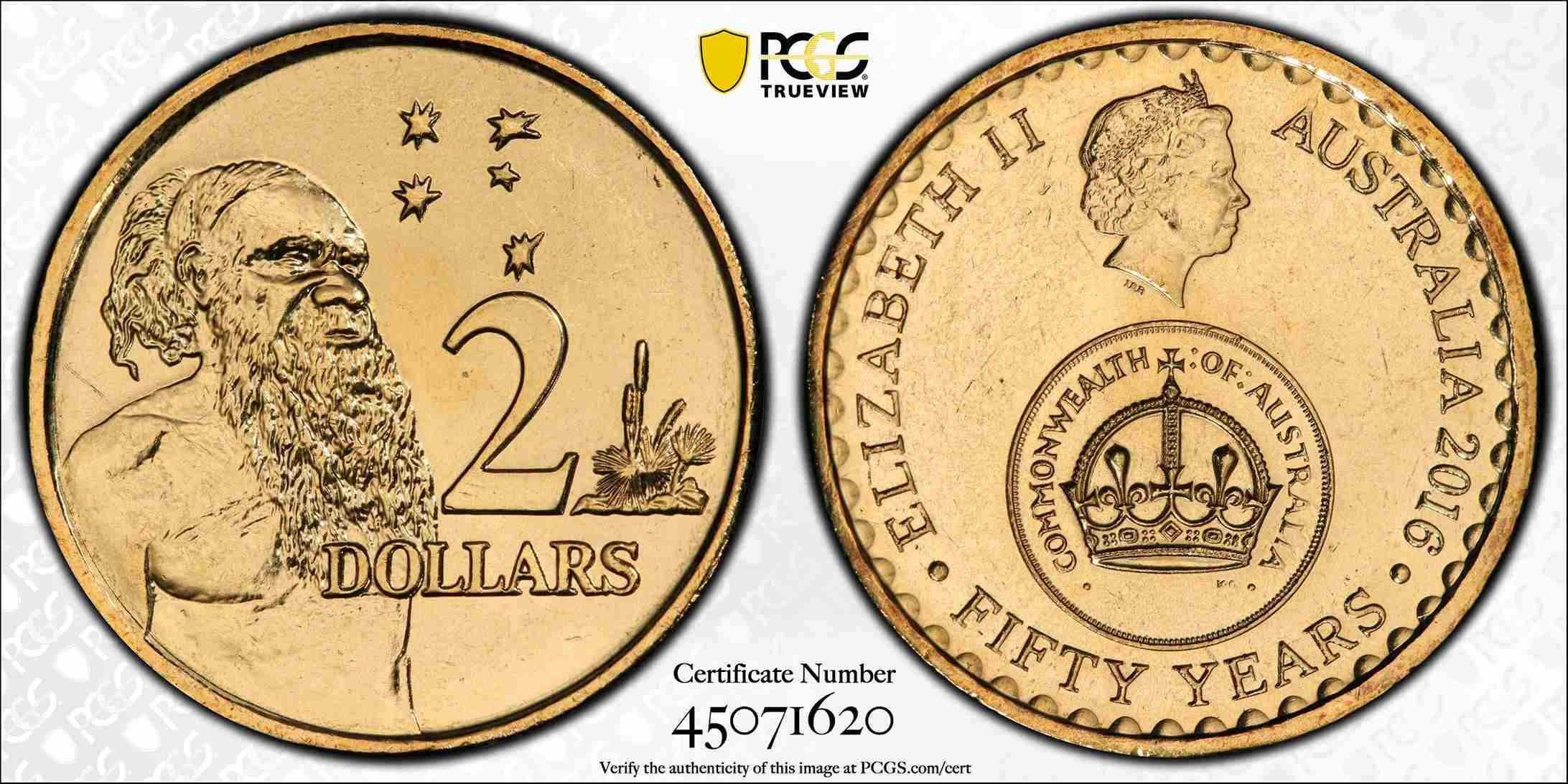MS67 2016 $2 Changeover Australian Coin