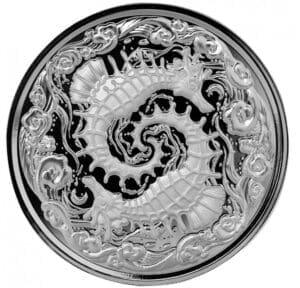 2024 $2 Seahorse 1oz Silver Samoa Proof-Like Coin