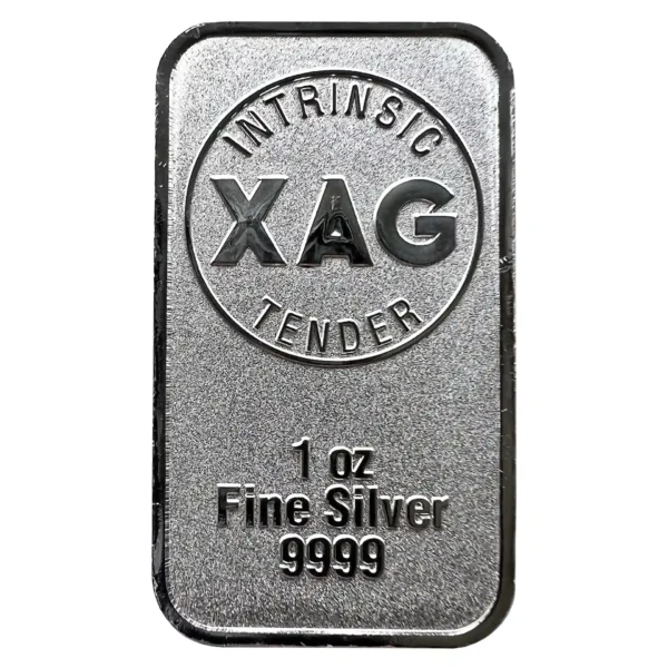 XAG 1oz Silver Intrinsic Tender Minted Bullion Bar