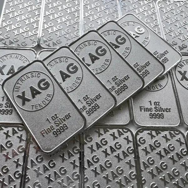 XAG 1oz Silver Intrinsic Tender Minted Bullion Bar - Image 2