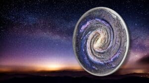 2021 $20 The Milky Way - Space the Final Frontier 3oz Silver Black Proof Coin