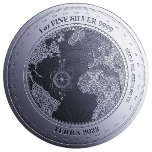 2022 $2 Terra 1oz .9999 Silver BU Niue Coin