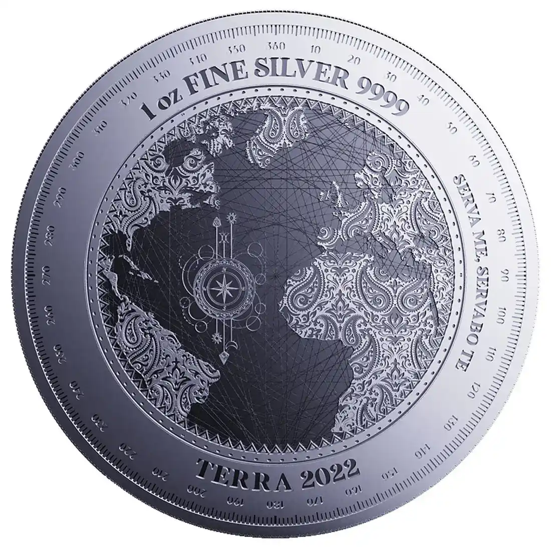 2022 $2 Terra 1oz .9999 Silver BU Niue Coin