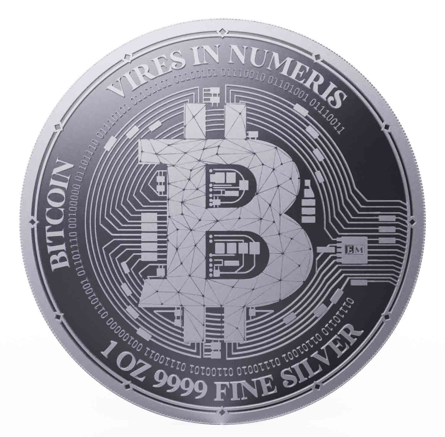 2023 $2 Bitcoin .9999 1oz Silver BU Niue Coin