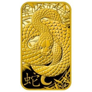 2025 1g Year Of The Snake .9999 Argor-Heraeus Gold Bullion Bar