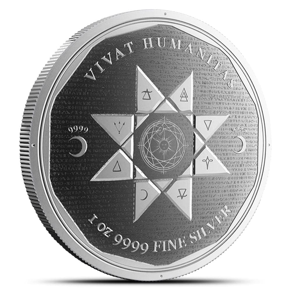 2022 $5 Vivat Humanitas 1oz Silver BU Coin