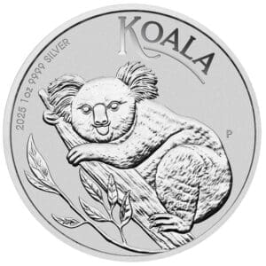 2025 $1 Australian Koala 1oz Silver BU Coin