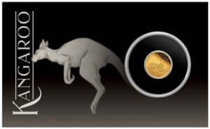 2025 $2 Mini Roo 0.5g Gold Proof Coin in Card