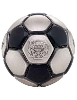 2022 5000 Francs FIFA World Cup Soccer Ball 30g Silver Spherical Coin