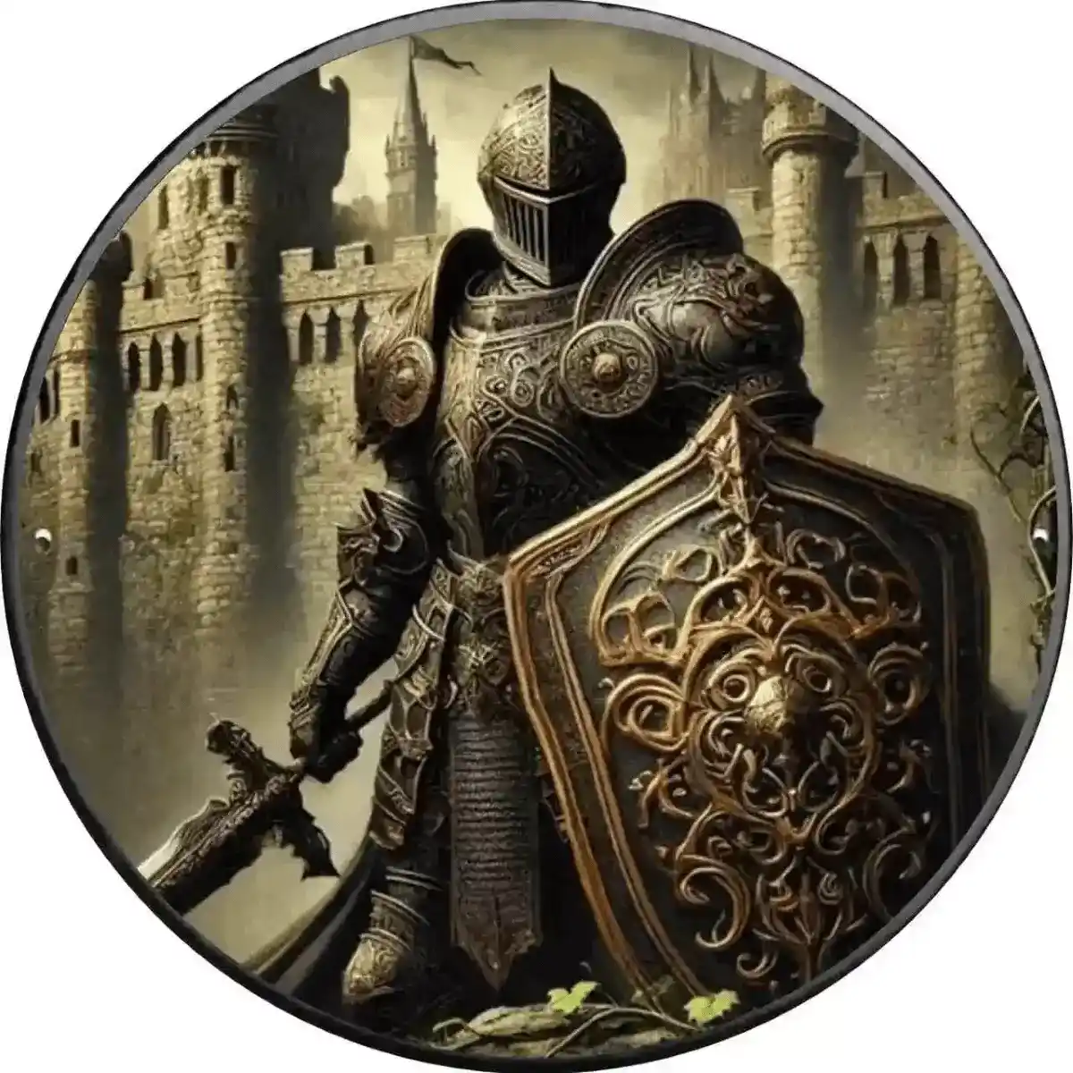 2024 Defender of the Crown Knights of Honour 1oz Silver Eagle Coin