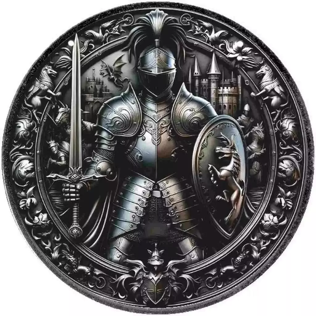 2024 Realm Protector Knights of Honour 1oz Silver Eagle Coin