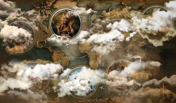 2022 Earth Africa - 1oz Silver Coloured Earth Series - Image 9