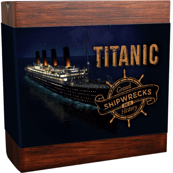 2020 $5 Titanic - Grand Shipwrecks in a History 2oz Silver Coin - Image 3