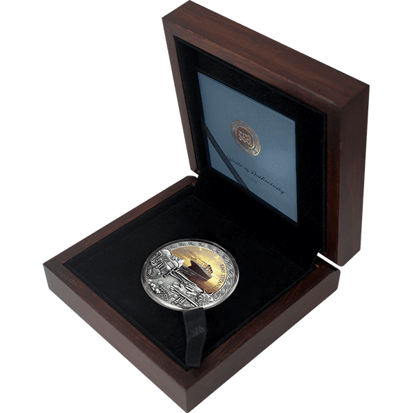 2020 $5 Titanic - Grand Shipwrecks in a History 2oz Silver Coin - Image 4