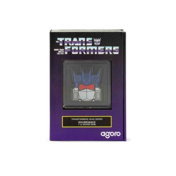 Hasbro - Transformers Heads - Soundwave 1oz Silver Proof Coin - Image 6