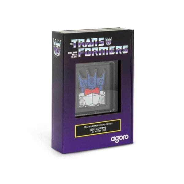 Hasbro - Transformers Heads - Soundwave 1oz Silver Proof Coin - Image 8