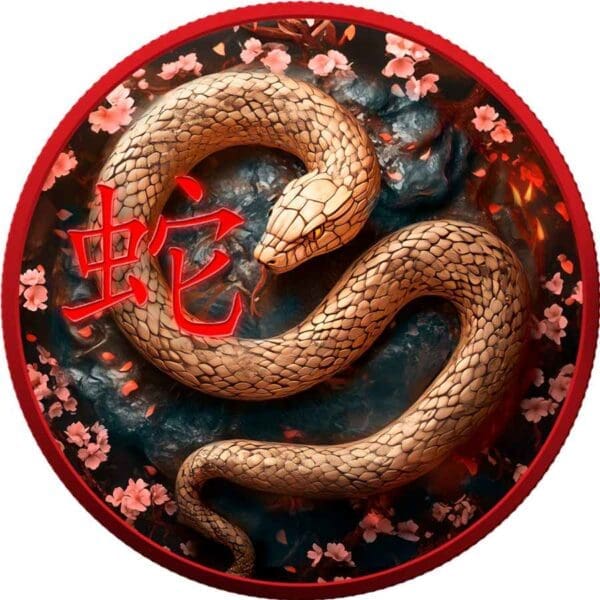 2025 Year of the Wooden Snake – USA American Eagle 1oz Silver Coin - Image 3