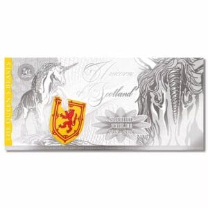 2018 Unicorn Of Scotland Queens Beasts 3g Silver Note