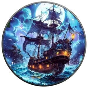 2024 $1 Shadow Ship Masters Of The Seas American Eagle 1oz Silver Coin
