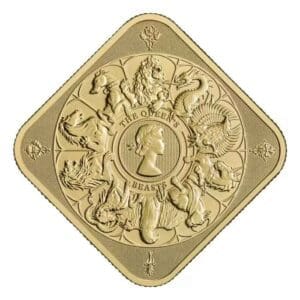 The Queen's Beast Completer 1oz Gold .9999 Bullion Bar