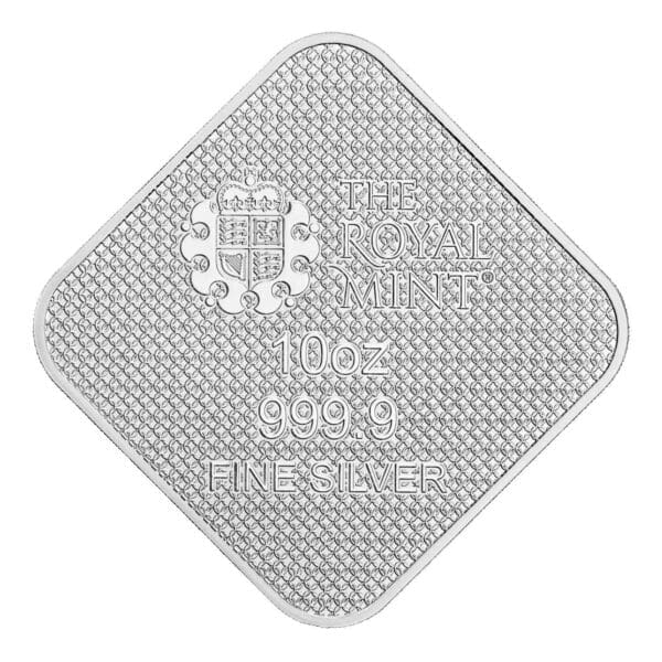 The Queen's Beast Completer 10oz Silver .9999 Bullion Bar - Image 2