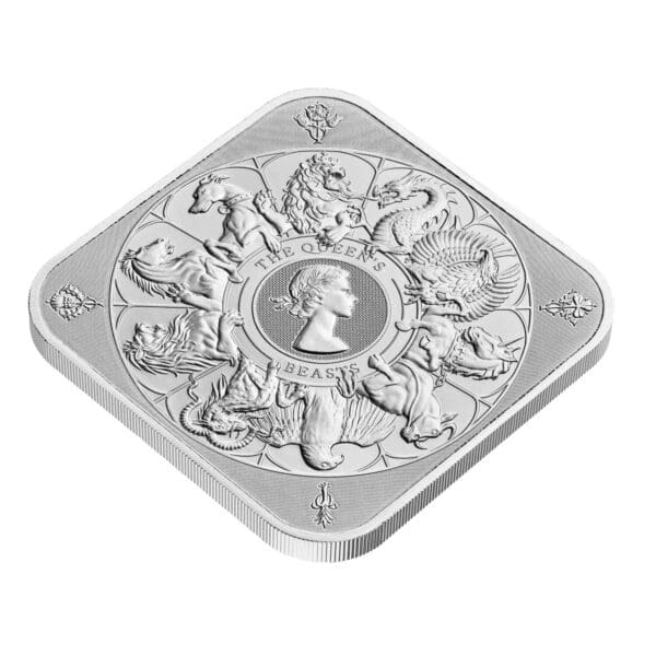 The Queen's Beast Completer 10oz Silver .9999 Bullion Bar - Image 3