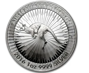 2016 $1 Kangaroo 1oz Silver Bullion Round
