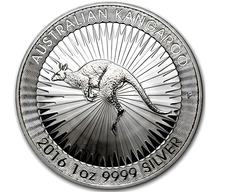 2016 $1 Kangaroo 1oz Silver Bullion Round