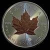 2025 1oz Maple Leaf Silver Rose Gilded Coin