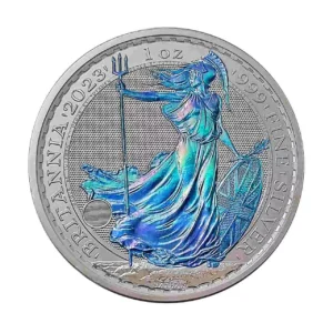 2025 Britannia 1oz Silver Holographic Coin