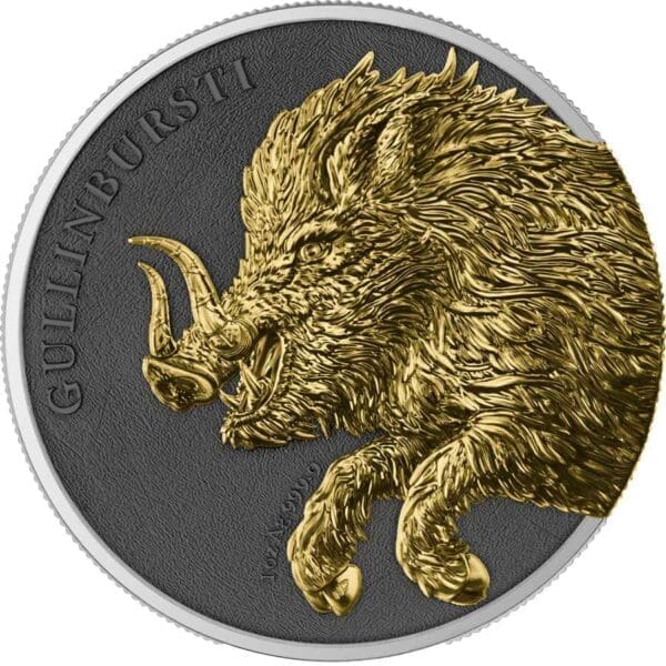 Germania Beasts: Gullinbursti Geminus 2×1oz Silver BU Coin Set - Image 2