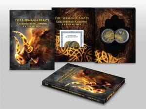 Germania Beasts: Gullinbursti Geminus 2×1oz Silver BU Coin Set