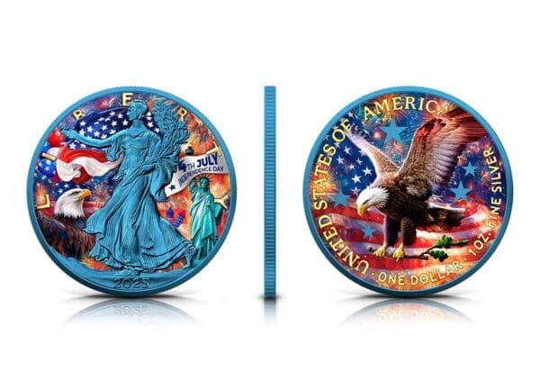 2025 Independence Day - USA 1oz Silver American Eagle Coin - Image 3