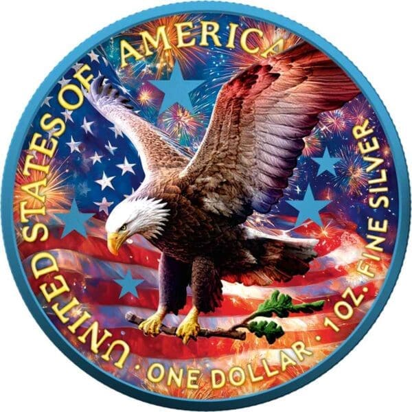 2025 Independence Day - USA 1oz Silver American Eagle Coin - Image 2
